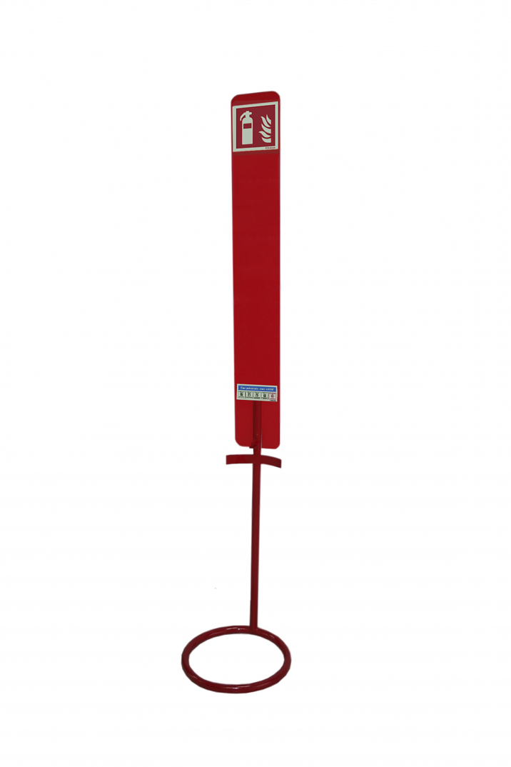 Porte-extincteur P1 rouge, Eau pulvérisé avec additif ABF