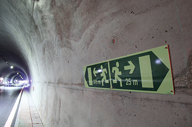 Signalisation pour tunnels