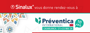 Sinalux vous invite à Préventica Maroc 2024 – stand F08!