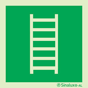 Signal Sinalux AL, localisation des équipements de secours, escalier de secours