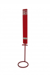 Porte-extincteur P1 rouge, Poudre ABC