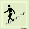 Signal pour habitation, syndics, copropriétés - escaliers (pour descendre)