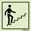 Signal pour habitation, syndics, copropriétés - escaliers (pour monter)