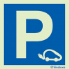 Signal pour parkings, stationnement pour véhicules électriques