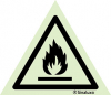 Signal de danger, matières inflammables/gaz inflammable