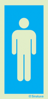Signal d´information, toilette hommes
