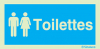 Signal d´information, toilette hommes et femmes