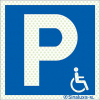 Signal Sinalux RL pour parcs de stationnement, parking pour PMR