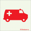 Signal Sinalux RL, localisation des équipements d´alerte de lutte contre l´incendie, ambulance